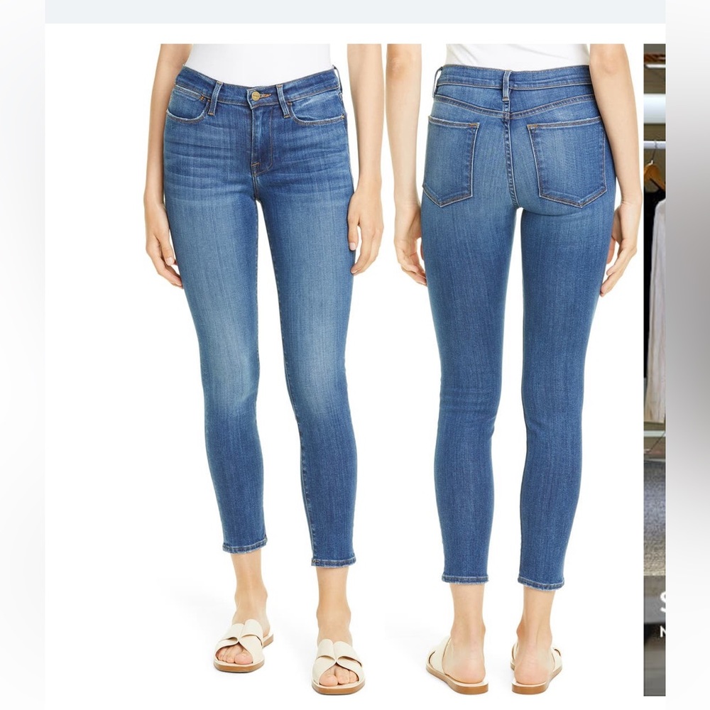 Frame Le High Skinny Ankle Jeans Size 26